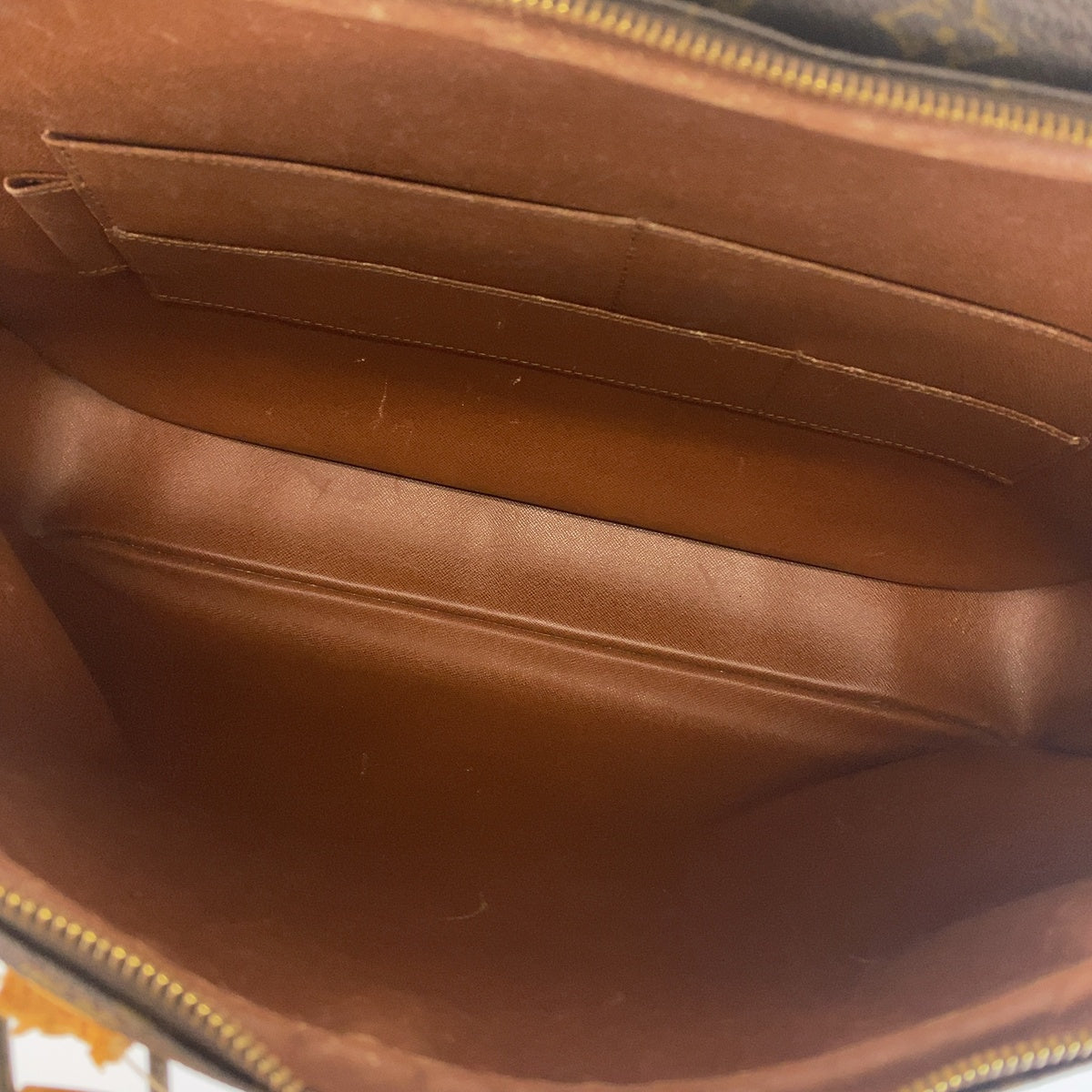 LOUIS VUITTON ルイヴィトン モノグラム アリゼ ドゥ ポッシュ ブラウン PVC / レザー M41392 ボストンバッグ ハンドバッグ メンズ BC30