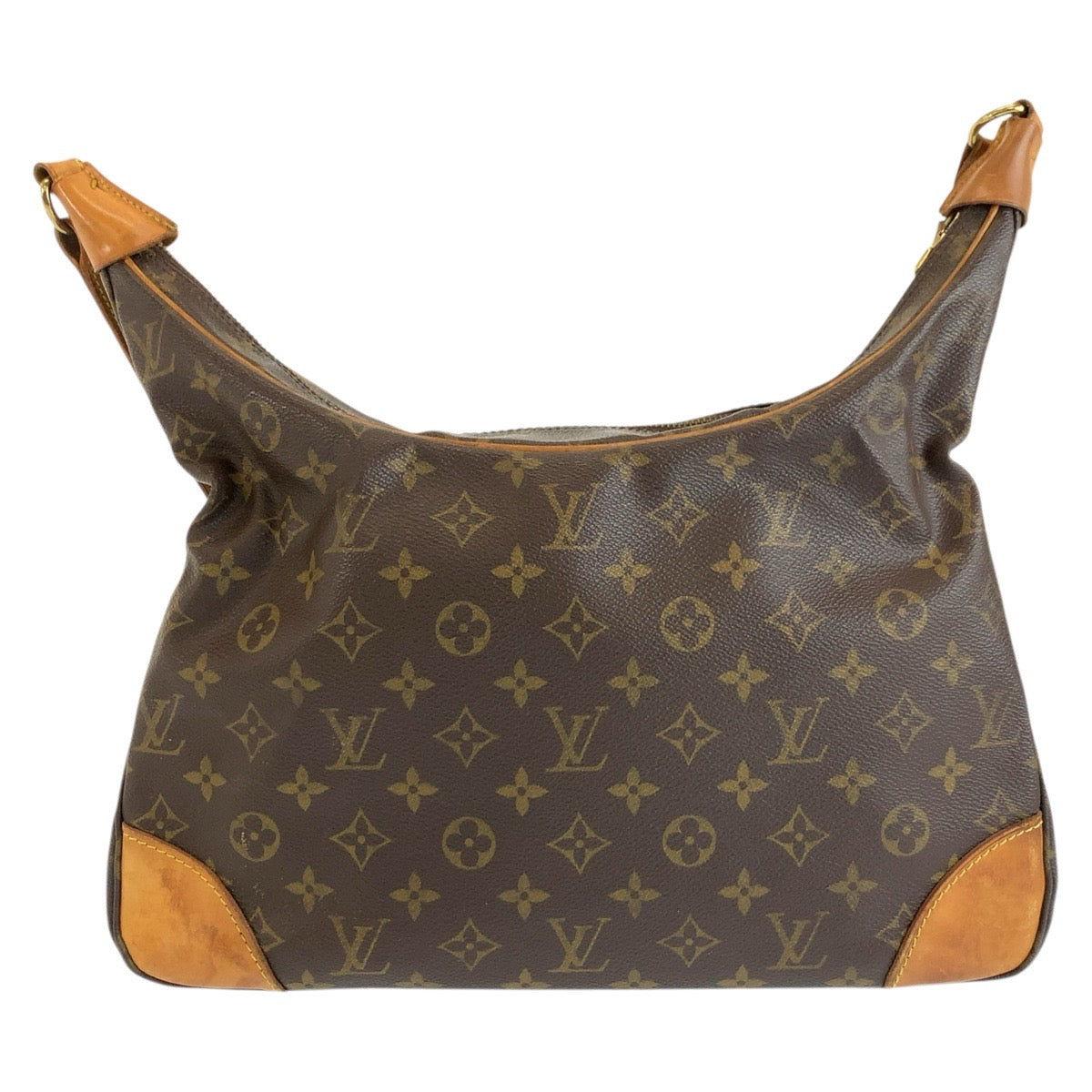 LOUIS VUITTON ルイヴィトン モノグラム ブローニュ ブラウン ゴールド金具 PVC / レザー M51260 ショルダーバッグ レディース B55
