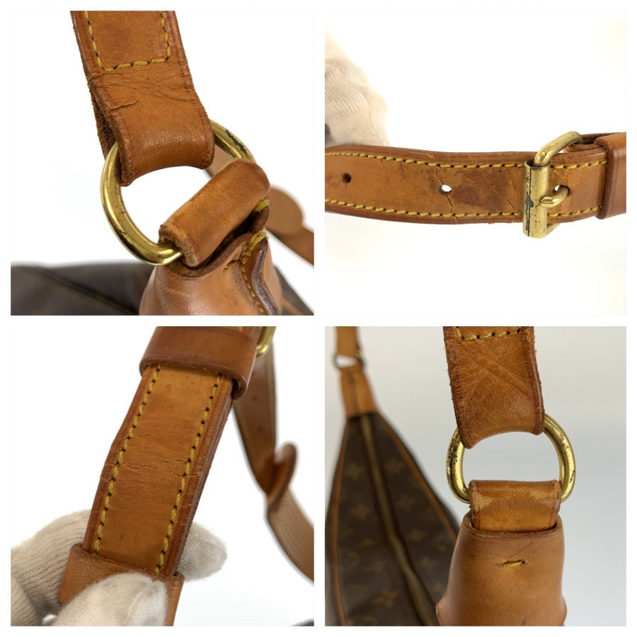 LOUIS VUITTON ルイヴィトン モノグラム ブローニュ ブラウン ゴールド金具 PVC / レザー M51260 ショルダーバッグ レディース B55