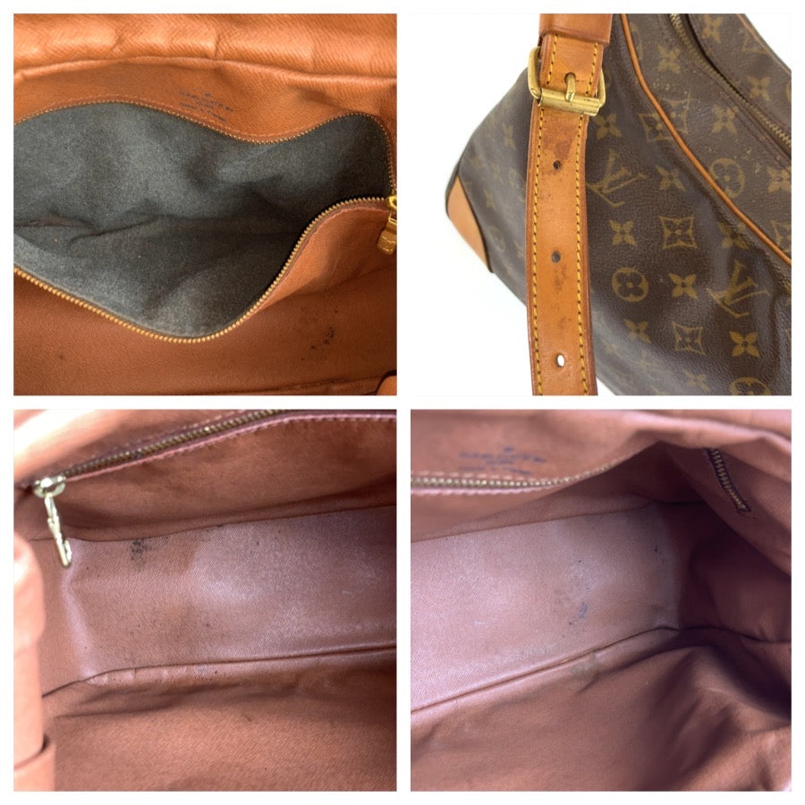 LOUIS VUITTON ルイヴィトン モノグラム ブローニュ ブラウン ゴールド金具 PVC / レザー M51260 ショルダーバッグ レディース B55