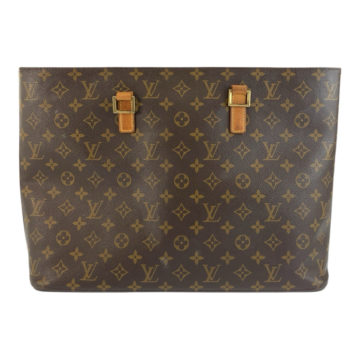 LOUIS VUITTON ルイヴィトン モノグラム ルコ ブラウン ゴールド金具 PVC / レザー M51155 トートバッグ ショルダーバッグ レディース BC30