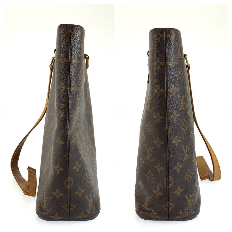 LOUIS VUITTON ルイヴィトン モノグラム ルコ ブラウン ゴールド金具 PVC / レザー M51155 トートバッグ ショルダーバッグ レディース BC30