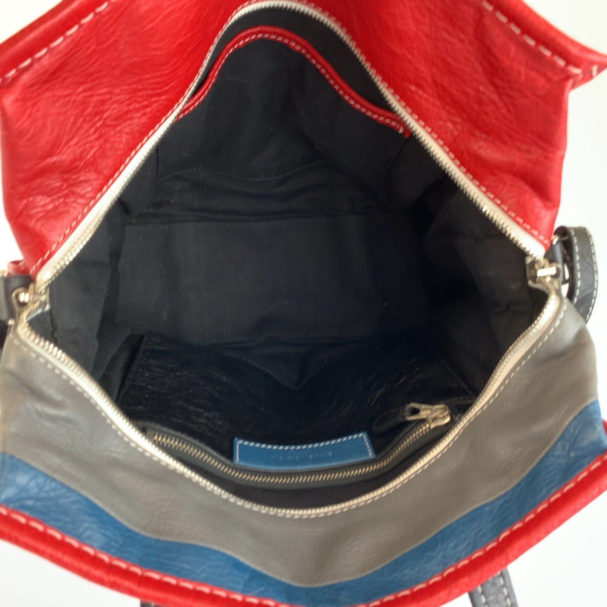 BALENCIAGA バレンシアガ バザールショッパー マルチカラー シルバー金具 レザー 443096 トートバッグ ショルダーバッグ 2way レディース AB