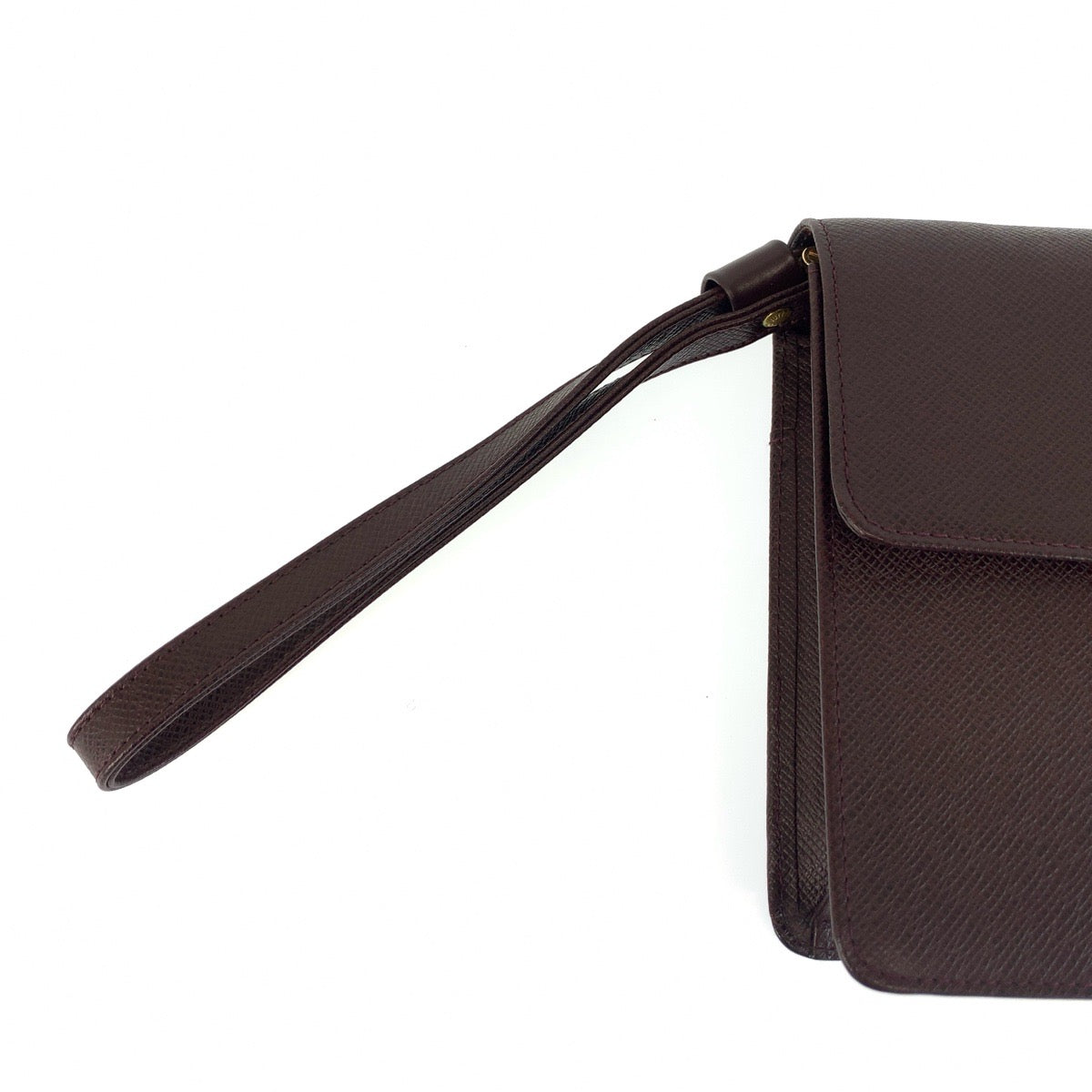 LOUIS VUITTON ルイヴィトン タイガ セレンガ アカジュー ブラウン ゴールド金具 レザー M30786 クラッチバッグ セカンドバッグ メンズ ABP19