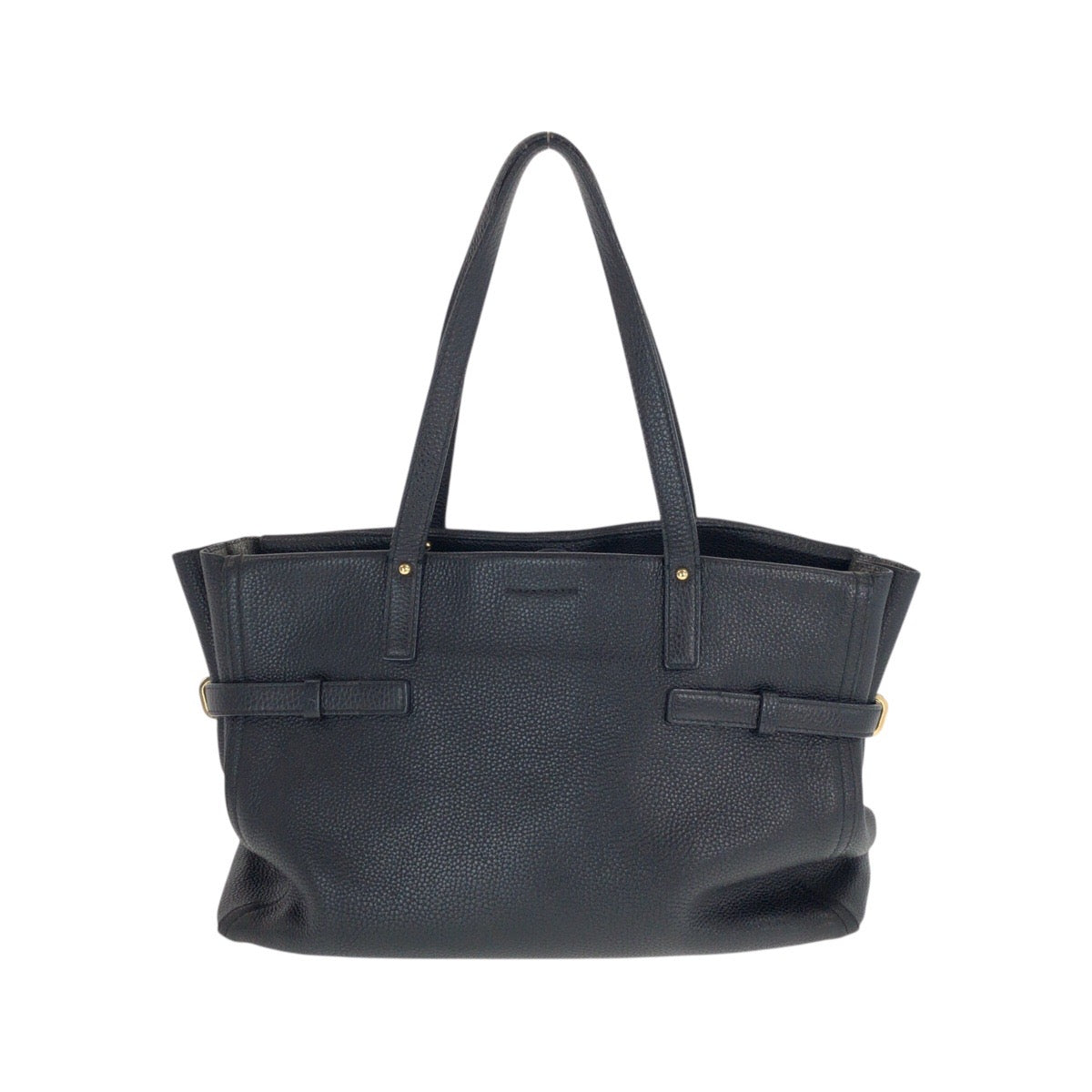 Salvatore Ferragamo サルヴァトーレフェラガモ ネンシア ブラック 黒 ゴールド金具 レザー GU-21F074 トートバッグ ショルダーバッグ レディース ABP23