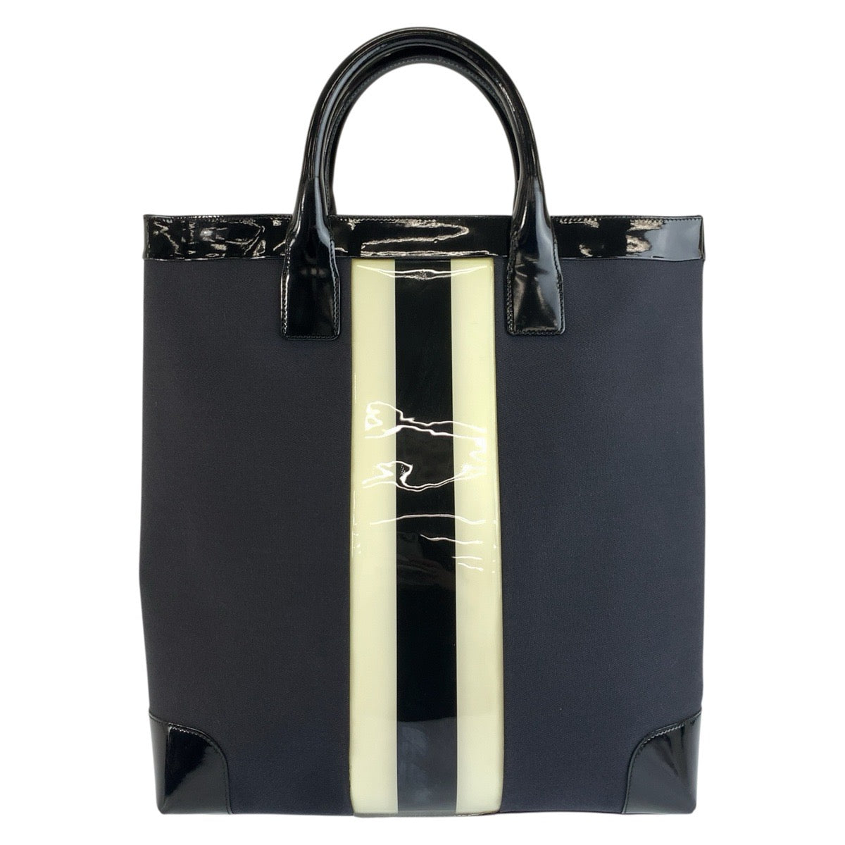 GUCCI グッチ シェリーライン ブラック 黒 キャンバス / パテントレザー 002 1121 トートバッグ ハンドバッグ レディース AB30
