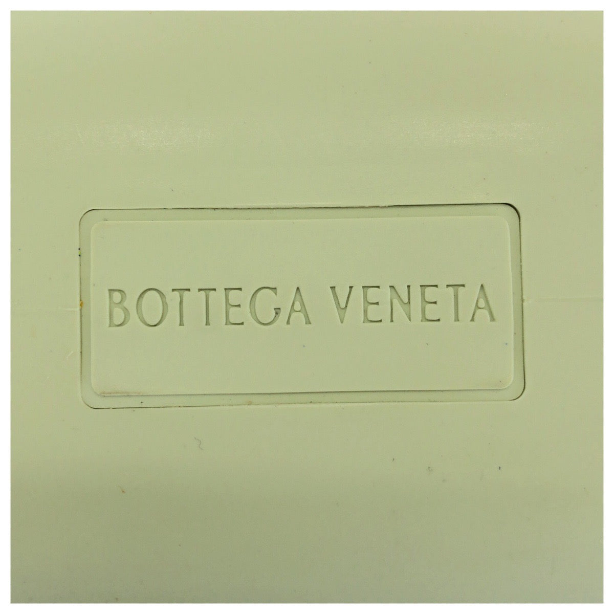BOTTEGAVENETA ボッテガヴェネタ ザ・ポイント パンチ グリーン ラバー ショルダーバッグ レディース AB50