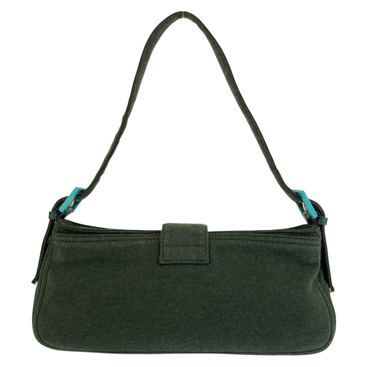 FENDI フェンディ マンマバケット グリーン キャンバス 2348 267220 09 ショルダーバッグ レディース B80