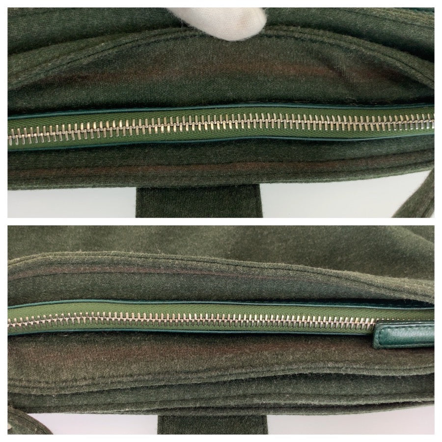 FENDI フェンディ マンマバケット グリーン キャンバス 2348 267220 09 ショルダーバッグ レディース B80