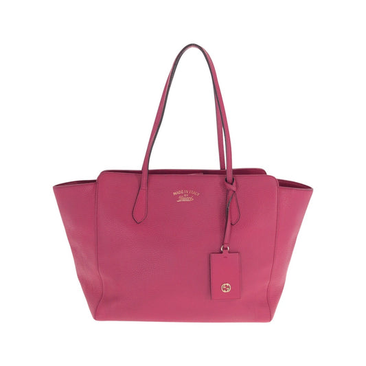GUCCI グッチ スウィング ピンク ゴールド金具 レザー 354397 トートバッグ ショルダーバッグ レディース AB43