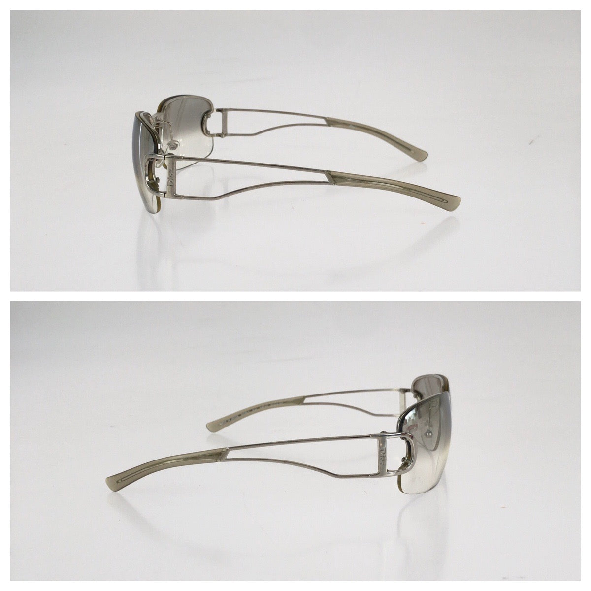 Dior ディオール Diorly 2 CDロゴ サイズ61□14-127 シルバー メタル / プラスチック DIORLY 2/J1 YB7VZ サングラス 男女兼用 スクエア レディース AB16