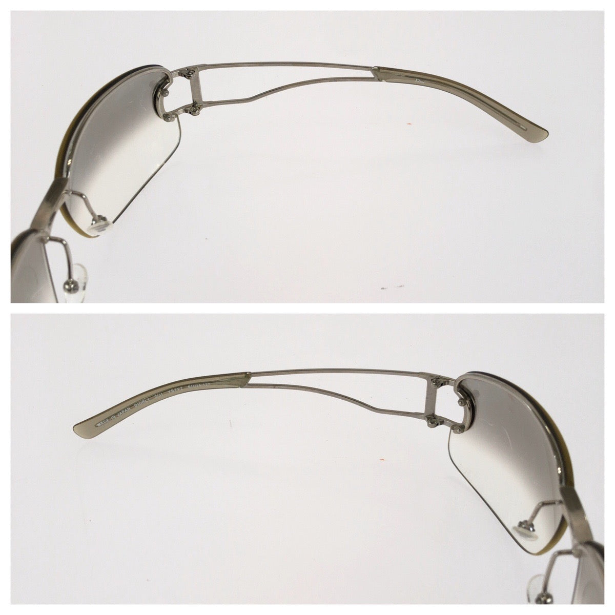 Dior ディオール Diorly 2 CDロゴ サイズ61□14-127 シルバー メタル / プラスチック DIORLY 2/J1 YB7VZ サングラス 男女兼用 スクエア レディース AB16