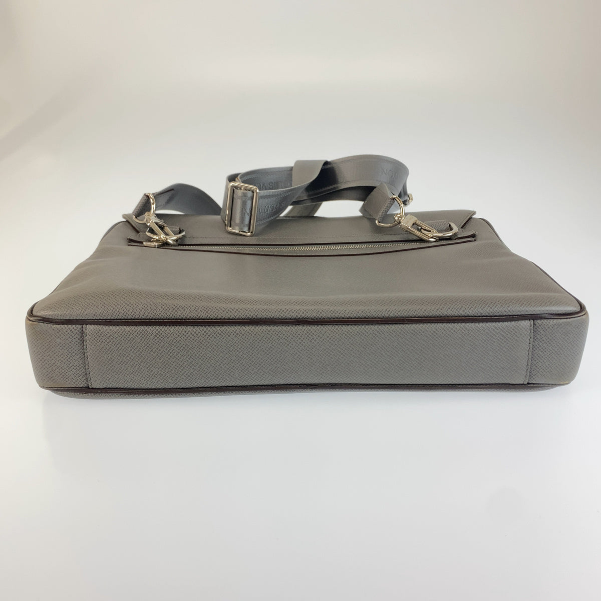 LOUIS VUITTON ルイヴィトン タイガ ヴァシリGM グレー レザー M32638 ビジネスバッグ ブリーフケース ショルダーバッグ メンズ AB55