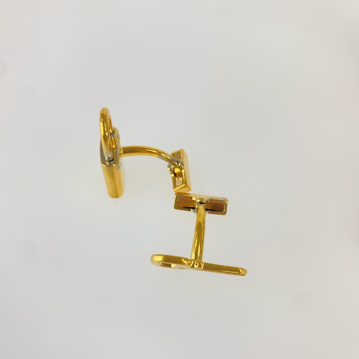 LOUIS VUITTON ルイヴィトン ブトン ドゥ マンシェット カデナ エ クレ ゴールド シルバー925 M64601 カフス カフリンクス カフスボタン メンズ ABP20