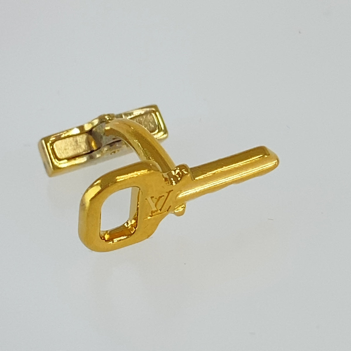 LOUIS VUITTON ルイヴィトン ブトン ドゥ マンシェット カデナ エ クレ ゴールド シルバー925 M64601 カフス カフリンクス カフスボタン メンズ ABP20