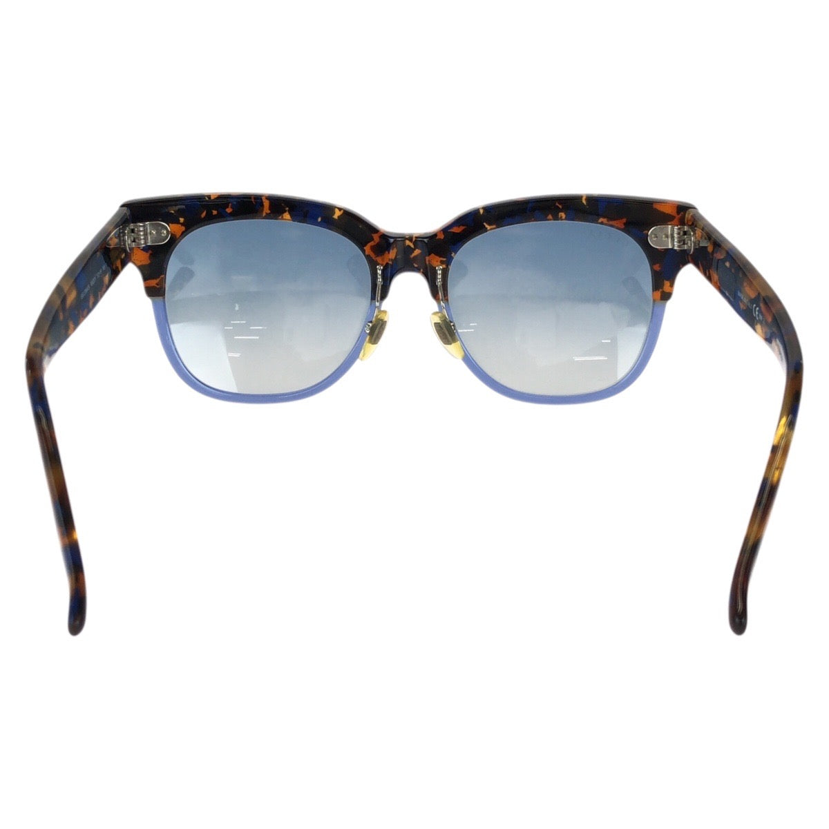 GUCCI グッチ ニューハバナ サイズ52□19 ブルー ブラウン プラスチック / メッキ GG 3744/S サングラス 男女兼用 ウェリントン レディース A24