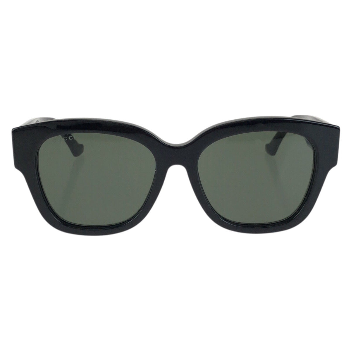 GUCCI グッチ ダブルGロゴ サイズ54□18-150 ブラック 黒 ゴールド金具 プラスチック / メタル GG1550SK サングラス 男女兼用 ウェリントン レディース A24