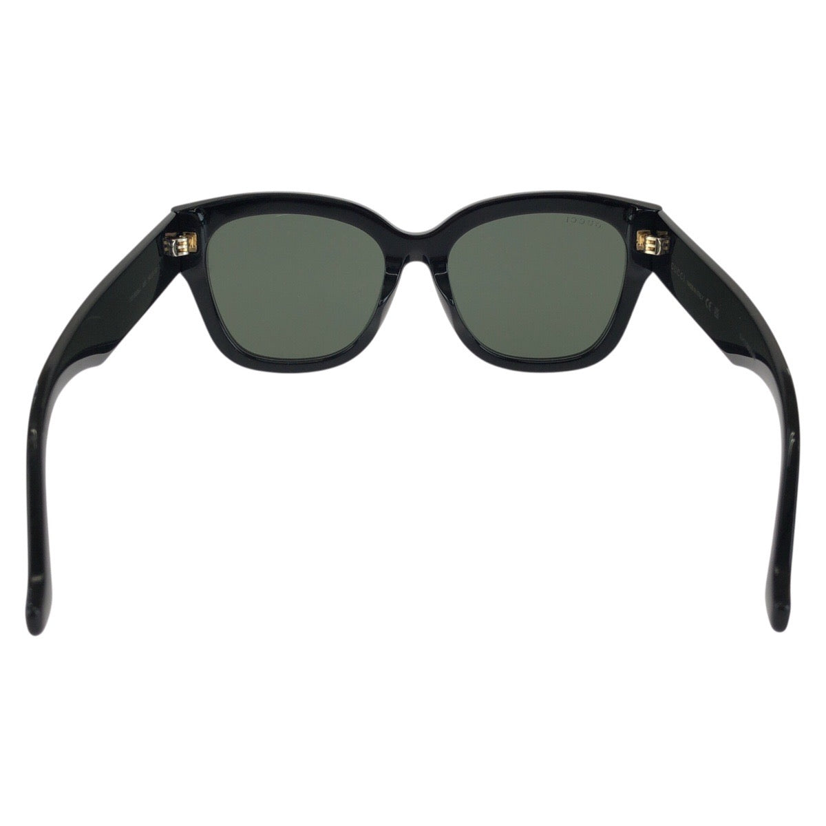 GUCCI グッチ ダブルGロゴ サイズ54□18-150 ブラック 黒 ゴールド金具 プラスチック / メタル GG1550SK サングラス 男女兼用 ウェリントン レディース A24