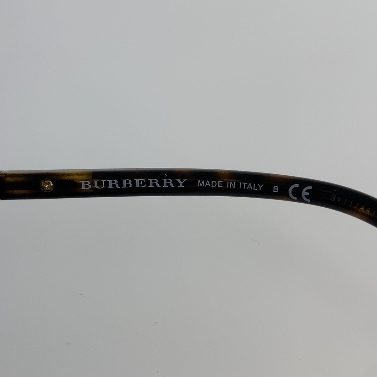 BURBERRY バーバリー チェック柄 マーブル柄 ブラウン ゴールド 男女兼用 ウェリントン メンズ A22