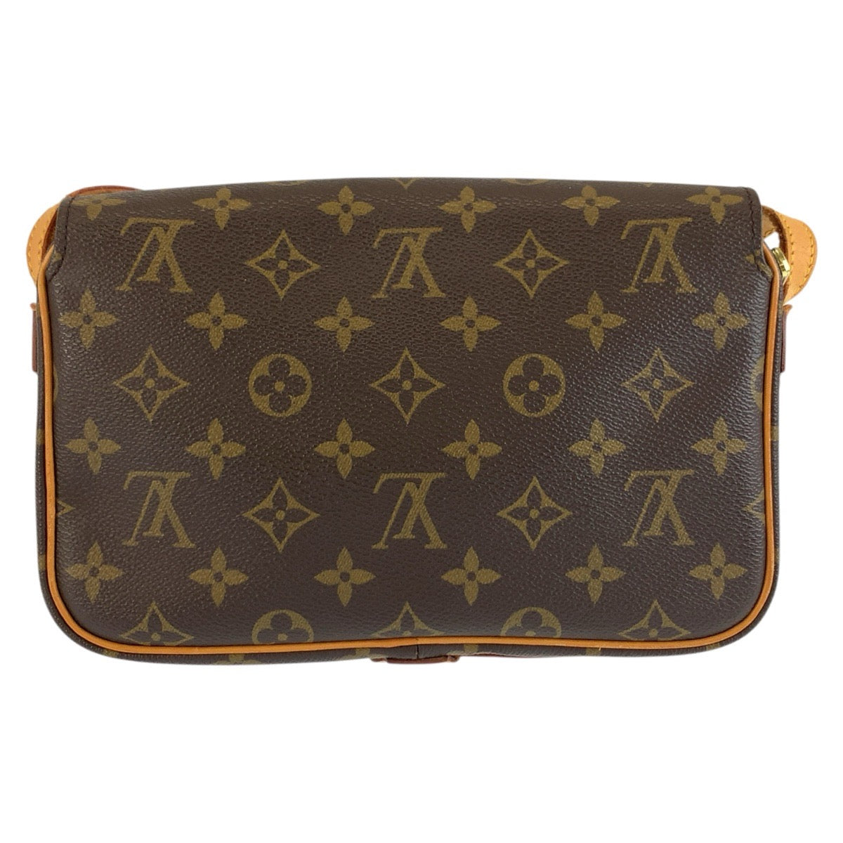 LOUIS VUITTON ルイヴィトン モノグラム サンジェルマン ブラウン ゴールド金具 PVC / レザー M51210 ショルダーバッグ ポシェット レディース B50