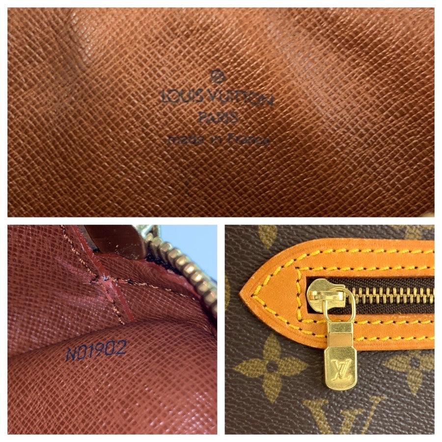 LOUIS VUITTON ルイヴィトン モノグラム サンジェルマン ブラウン ゴールド金具 PVC / レザー M51210 ショルダーバッグ ポシェット レディース B50