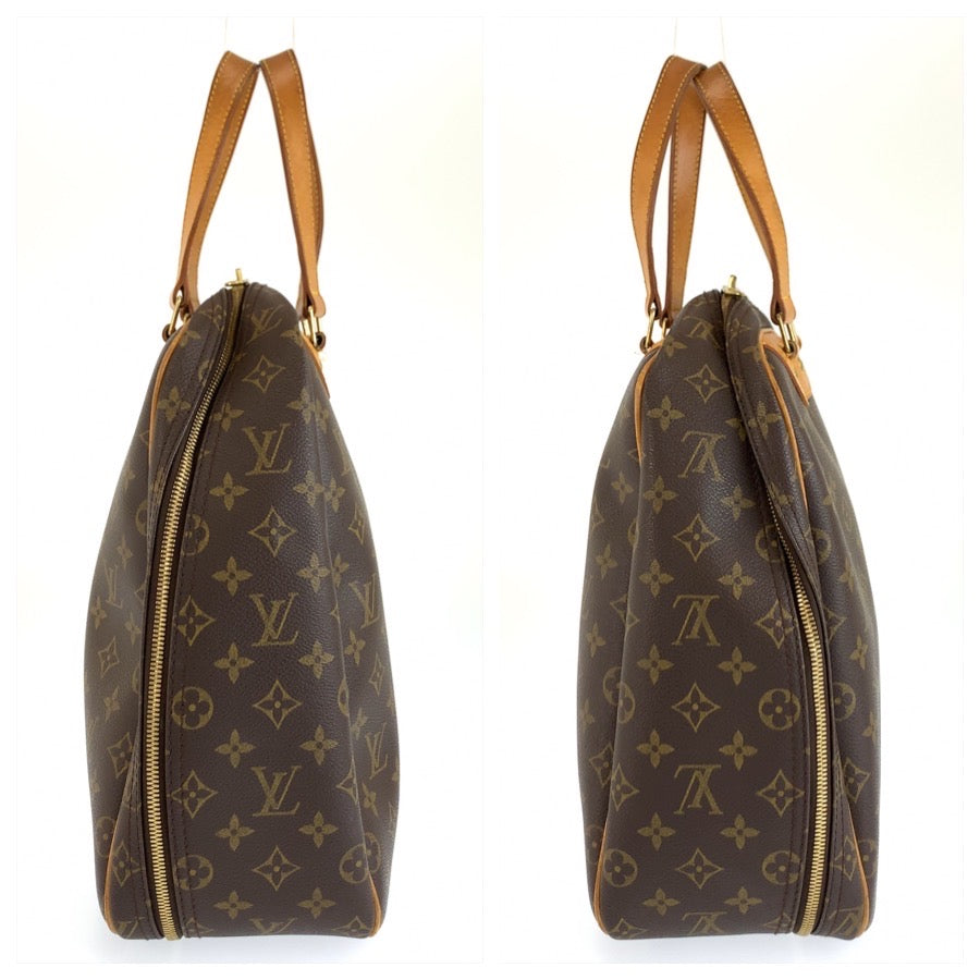 LOUIS VUITTON ルイヴィトン モノグラム エクスキュルシオン ブラウン ゴールド金具 PVC / レザー M41450 ハンドバッグ レディース AB48