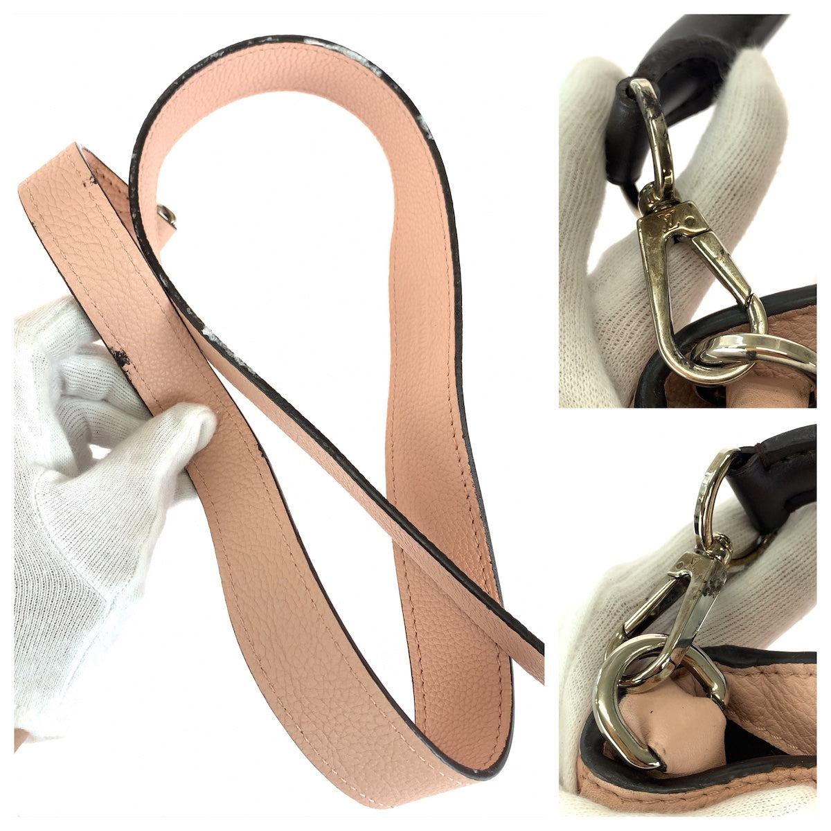 LOUIS VUITTON ルイヴィトン マヒナ バビロンPM 2way ピンク ゴールド金具 レザー M50033 ハンドバッグ ショルダーバッグ レディース AB165