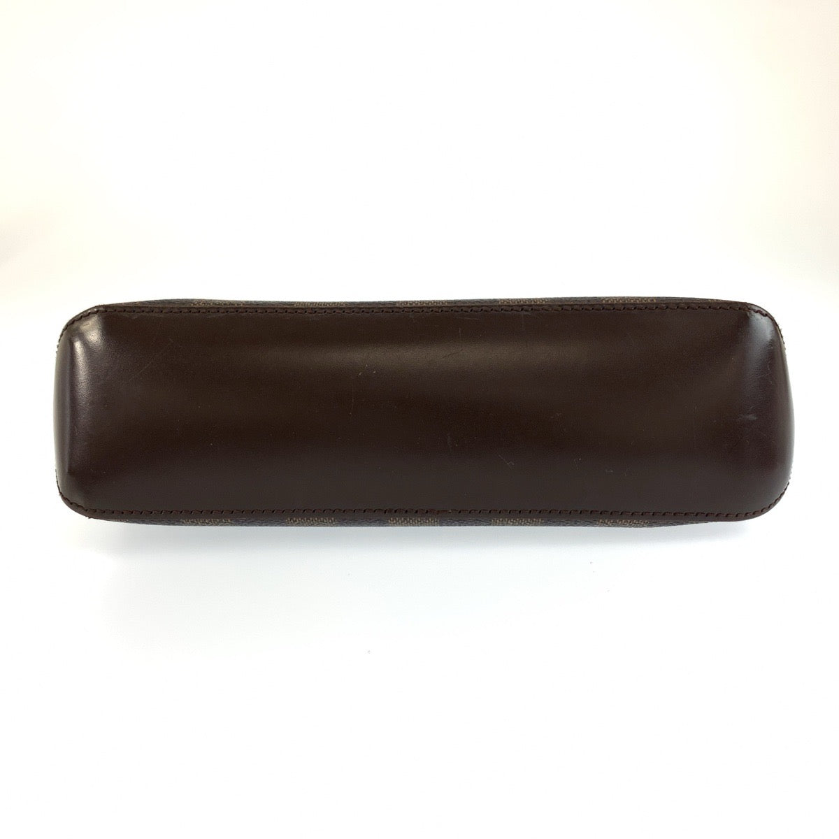 LOUIS VUITTON ルイヴィトン ダミエ トロター ブラウン ゴールド金具 PVC N48049 ショルダーバッグ ポシェット レディース B73