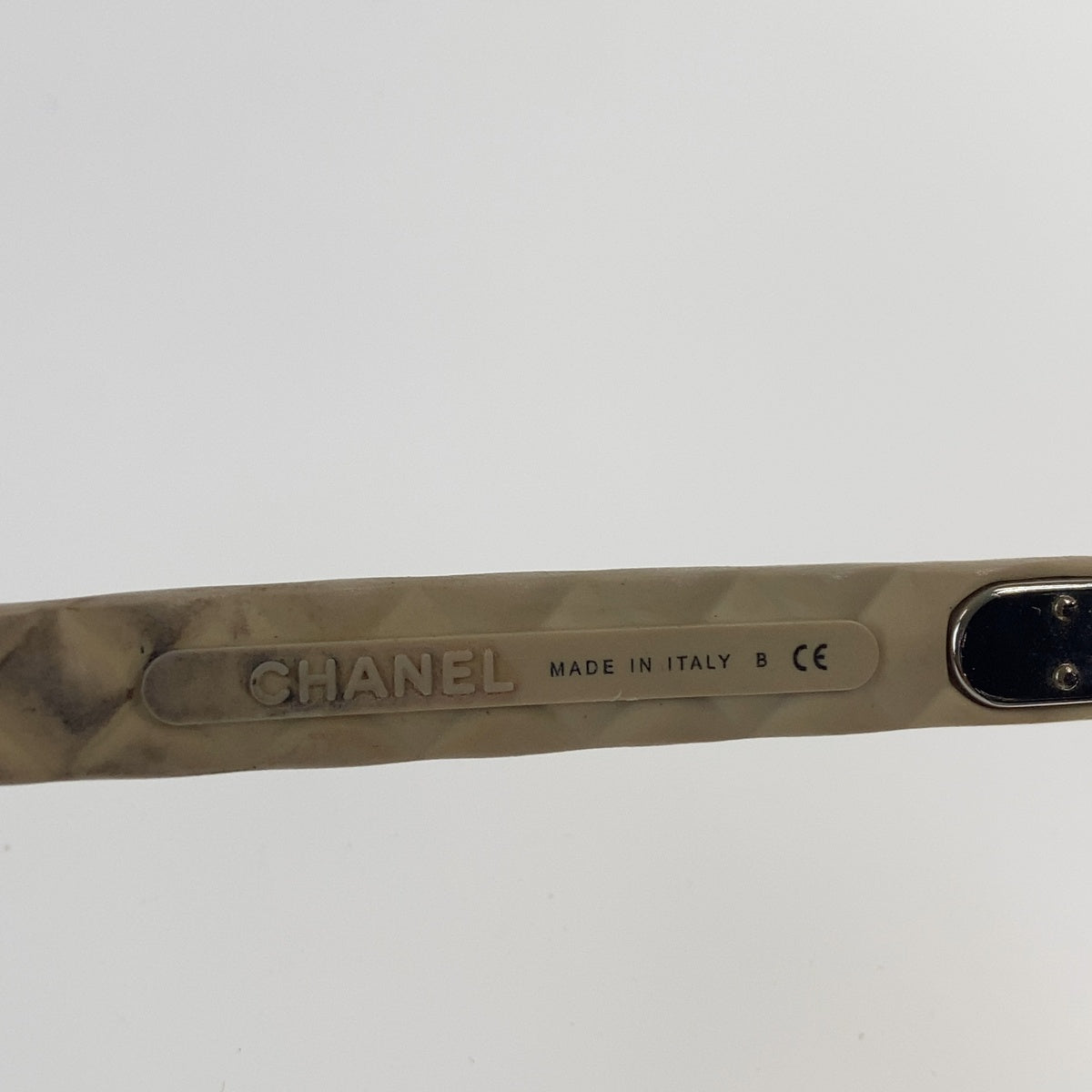 CHANEL シャネル ココマーク ブラック ピンクベージュ プラスチック サングラス ウェリントン レディース B17