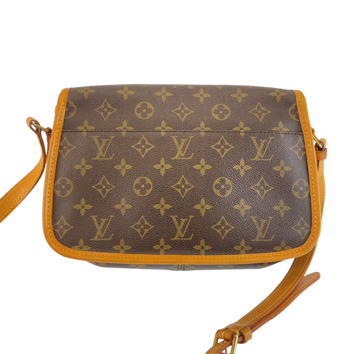 LOUIS VUITTON ルイヴィトン モノグラム ソローニュ ブラウン PVC / レザー M42250 ショルダーバッグ ポシェット レディース AB98