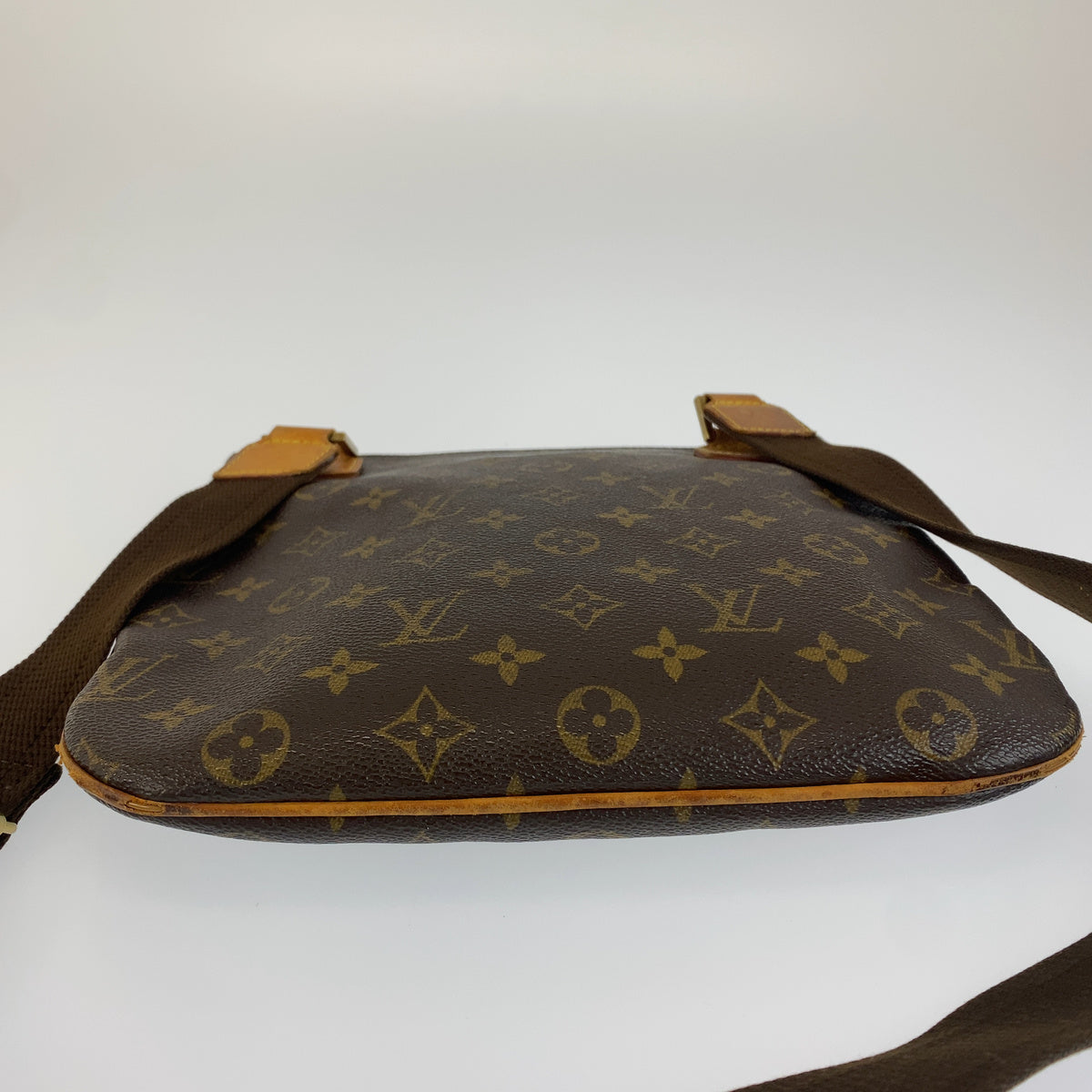 LOUIS VUITTON ルイヴィトン モノグラム ポシェット ボスフォール ブラウン PVC / レザー M40044 ショルダーバッグ ポシェット メンズ B37