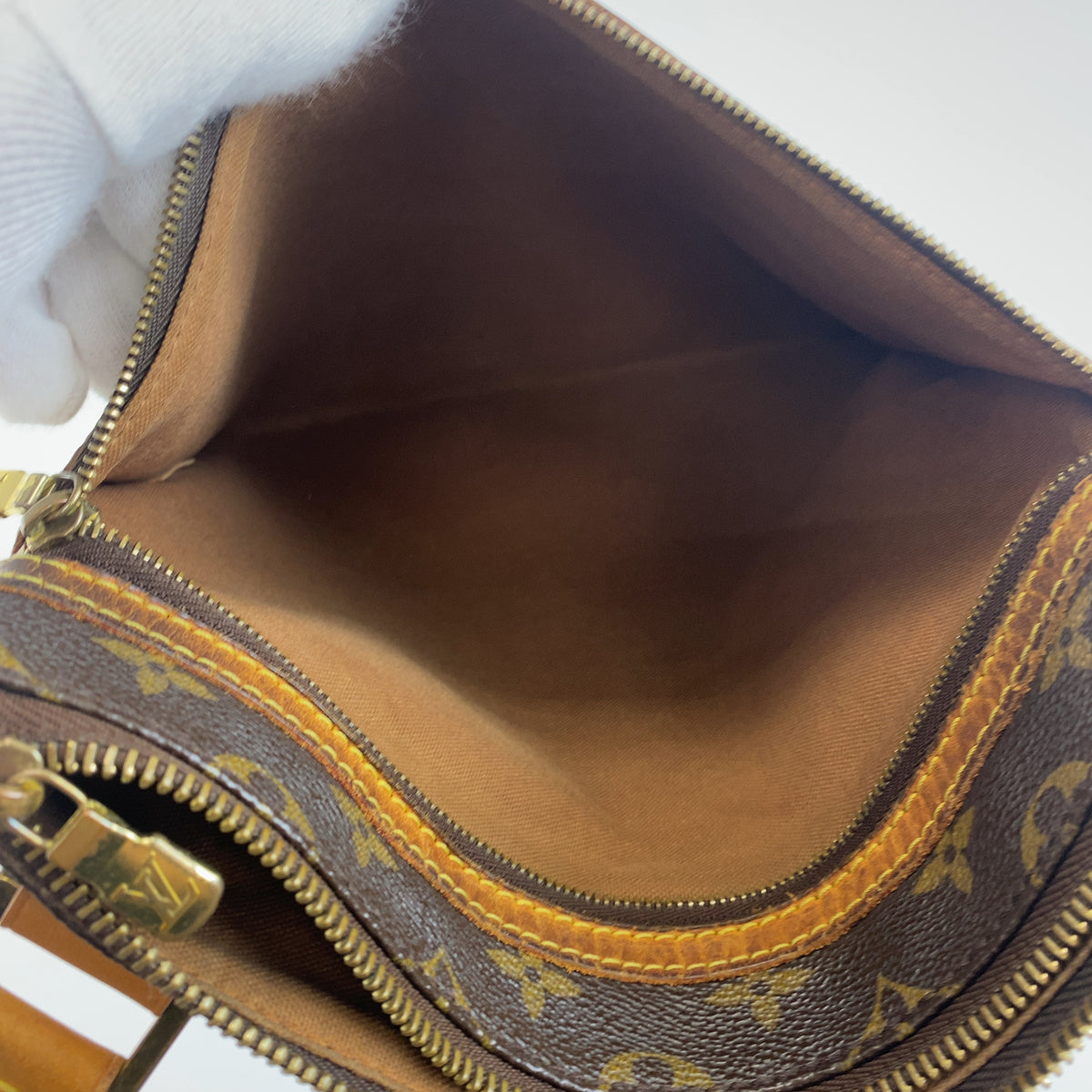 LOUIS VUITTON ルイヴィトン モノグラム ポシェット ボスフォール ブラウン PVC / レザー M40044 ショルダーバッグ ポシェット メンズ B37