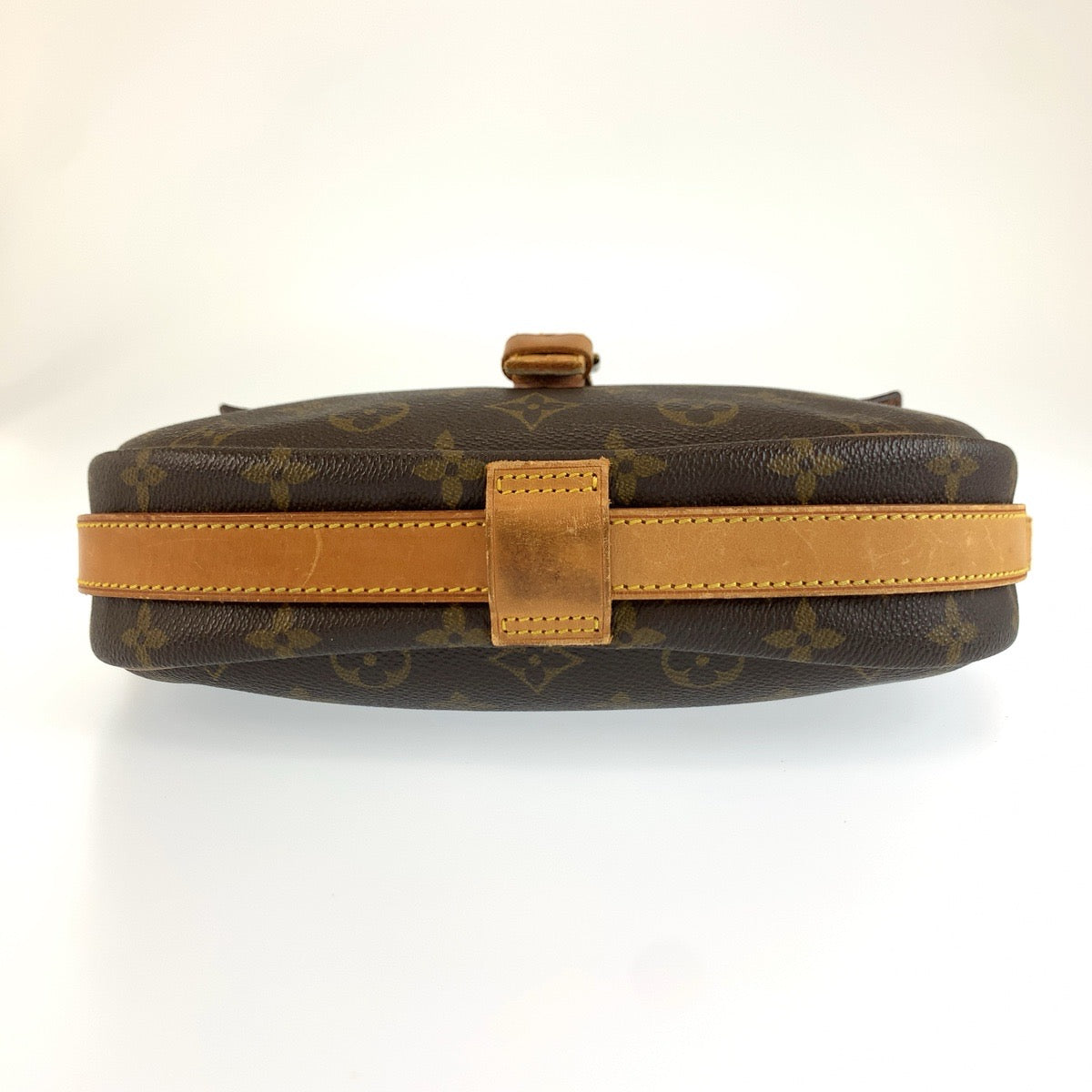 LOUIS VUITTON ルイヴィトン モノグラム ジュヌフィーユ ブラウン ゴールド金具 PVC / レザー M51226 ショルダーバッグ メッセンジャーバッグ レディース B50