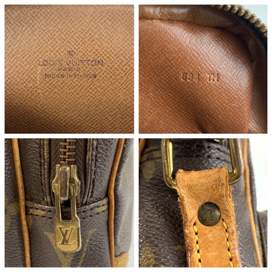 LOUIS VUITTON ルイヴィトン モノグラム アマゾン ブラウン ゴールド金具 PVC / レザー M45236 ショルダーバッグ ポシェット レディース B40