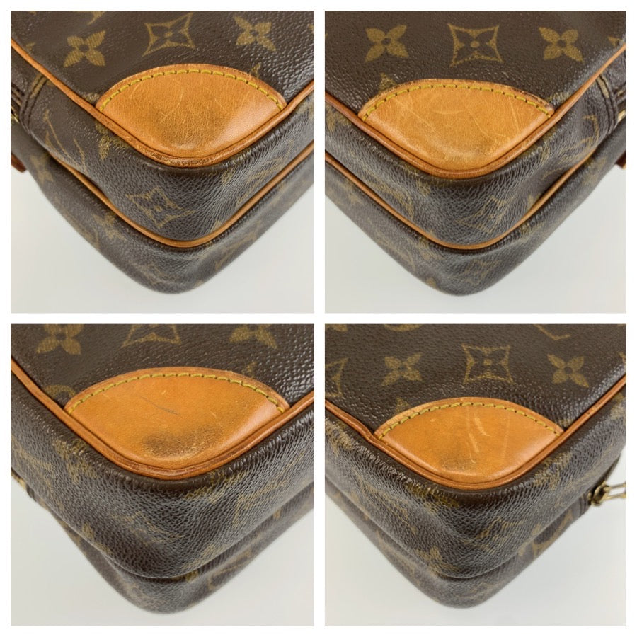 LOUIS VUITTON ルイヴィトン モノグラム アマゾン ブラウン ゴールド金具 PVC / レザー M45236 ショルダーバッグ ポシェット レディース B40