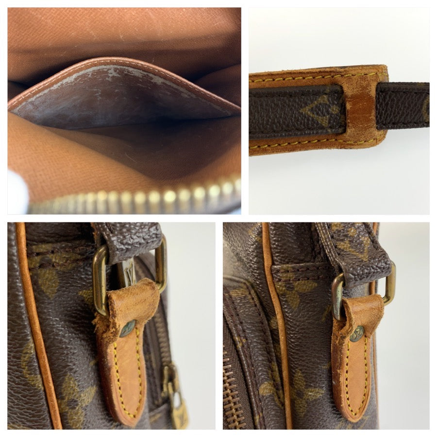 LOUIS VUITTON ルイヴィトン モノグラム アマゾン ブラウン ゴールド金具 PVC / レザー M45236 ショルダーバッグ ポシェット レディース B40