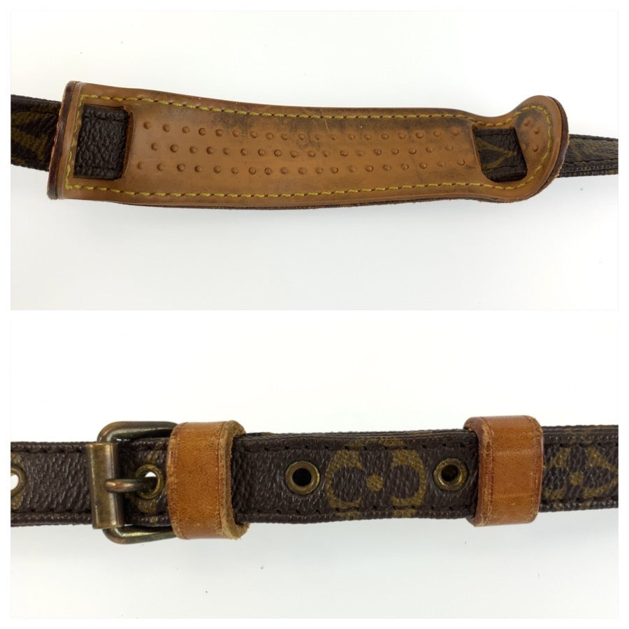 LOUIS VUITTON ルイヴィトン モノグラム アマゾン ブラウン ゴールド金具 PVC / レザー M45236 ショルダーバッグ ポシェット レディース B40