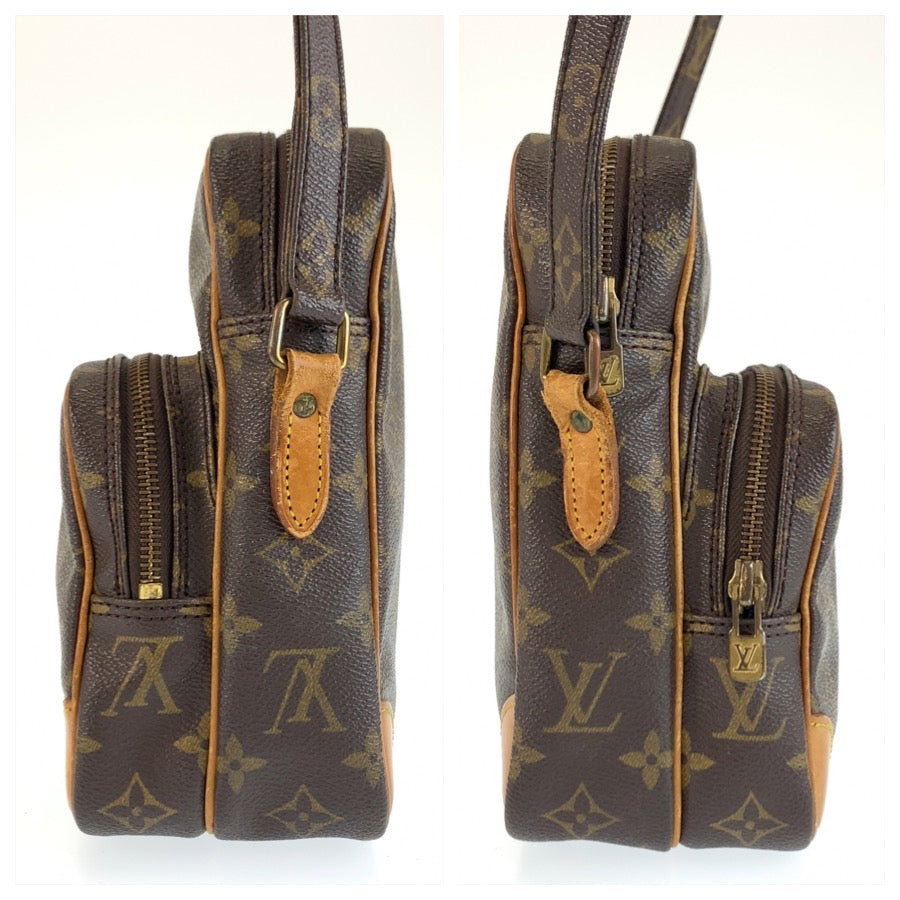 LOUIS VUITTON ルイヴィトン モノグラム アマゾン ブラウン ゴールド金具 PVC / レザー M45236 ショルダーバッグ ポシェット レディース B40