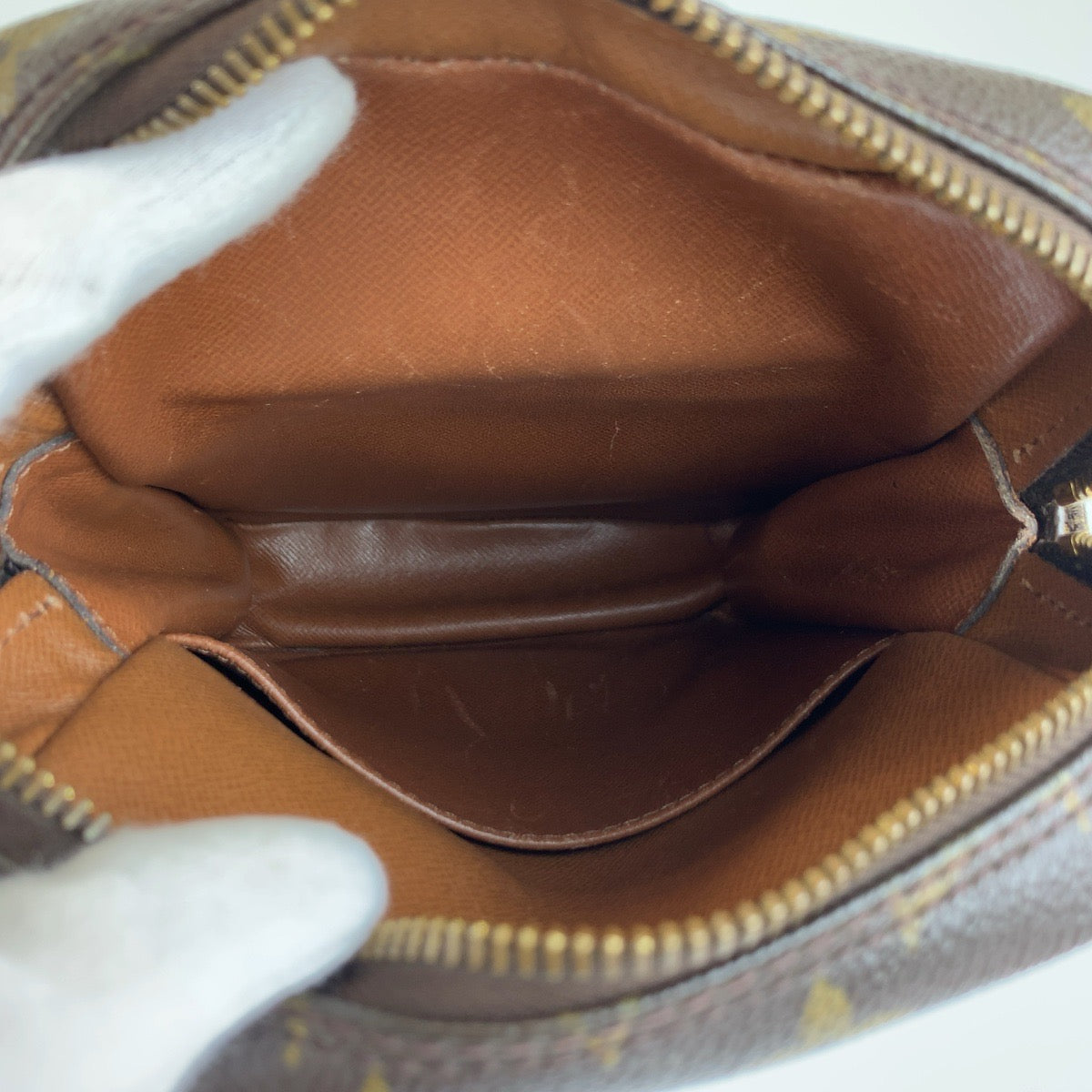 LOUIS VUITTON ルイヴィトン モノグラム アマゾン ブラウン ゴールド金具 PVC / レザー M45236 ショルダーバッグ ポシェット レディース B40