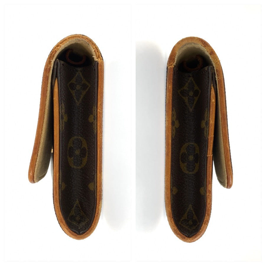 LOUIS VUITTON ルイヴィトン モノグラム ポシェットツインGM ブラウン ゴールド金具 PVC / レザー M51852 ショルダーバッグ ポシェット レディース B33
