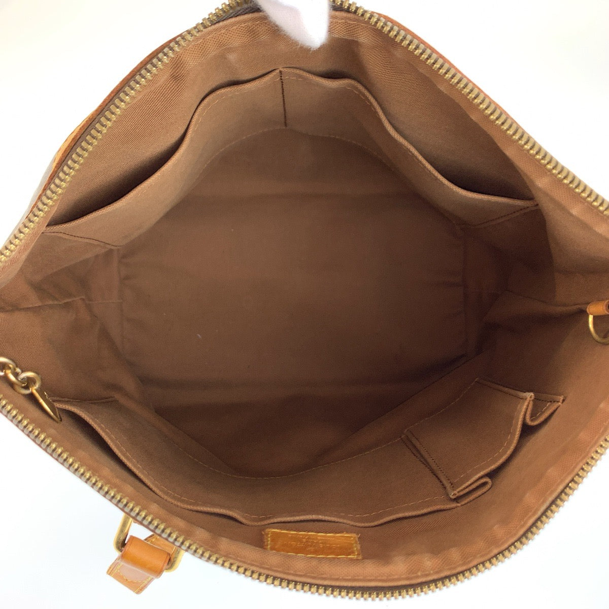 LOUIS VUITTON ルイヴィトン モノグラム パレルモPM ブラウン ゴールド金具 PVC / レザー M40145 ハンドバッグ ショルダーバッグ 2way レディース B80