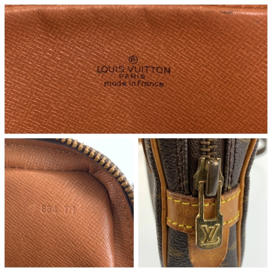 LOUIS VUITTON ルイヴィトン モノグラム マルリーバンドリエール ブラウン ゴールド金具 PVC / レザー M51828 ショルダーバッグ ポシェット レディース B44