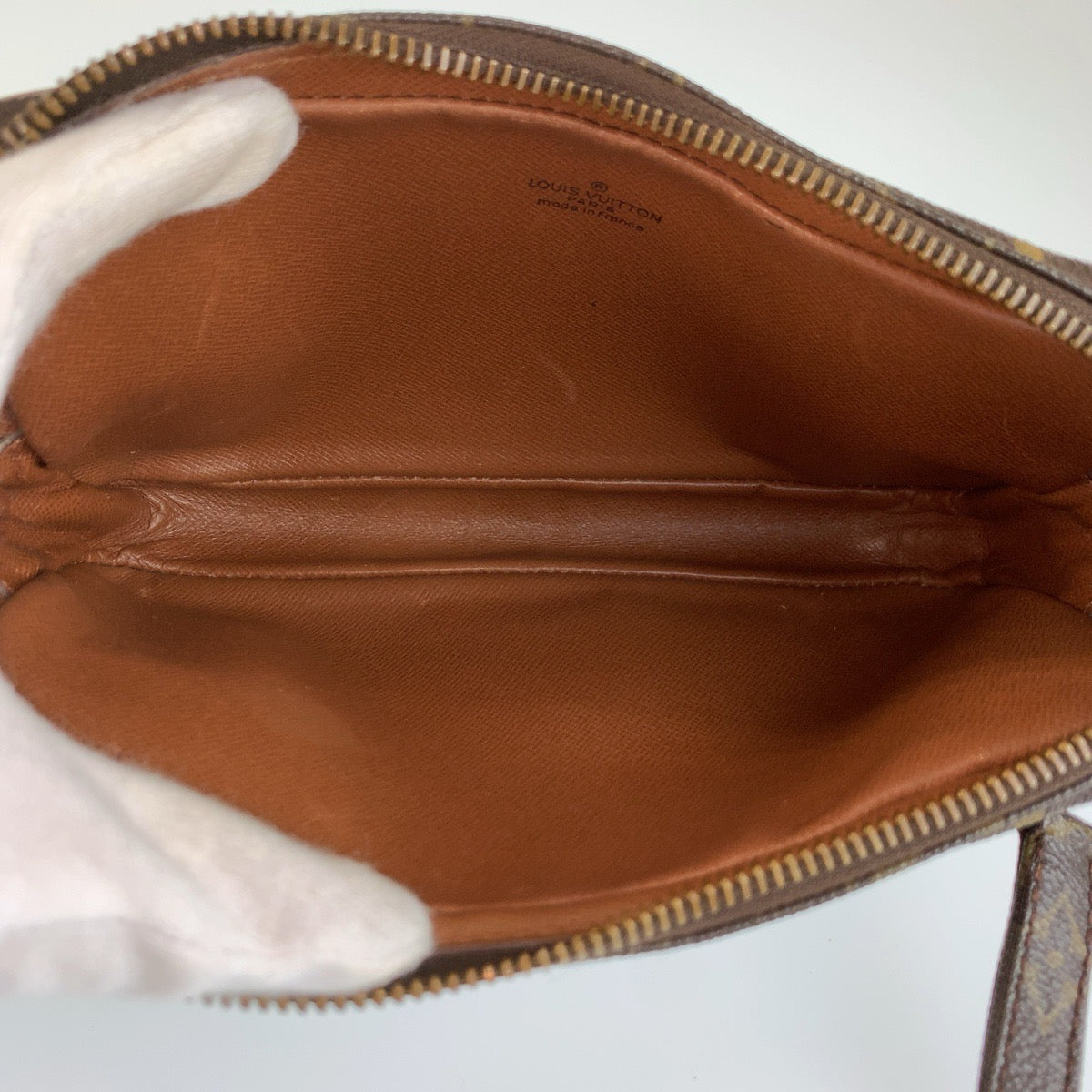 LOUIS VUITTON ルイヴィトン モノグラム マルリーバンドリエール ブラウン ゴールド金具 PVC / レザー M51828 ショルダーバッグ ポシェット レディース B44