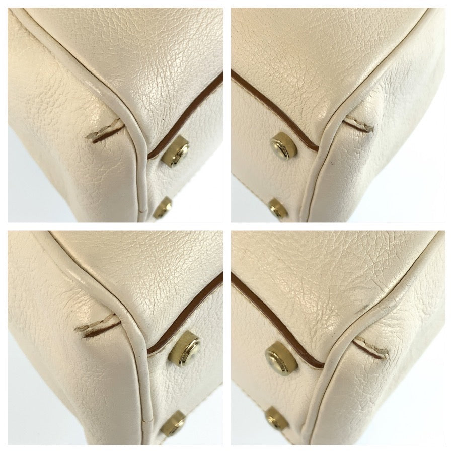 CARTIER カルティエ マルチェロ ドゥ カルティエ ホワイト ゴールド金具 レザー ハンドバッグ ショルダーバッグ 2way レディース ABP63