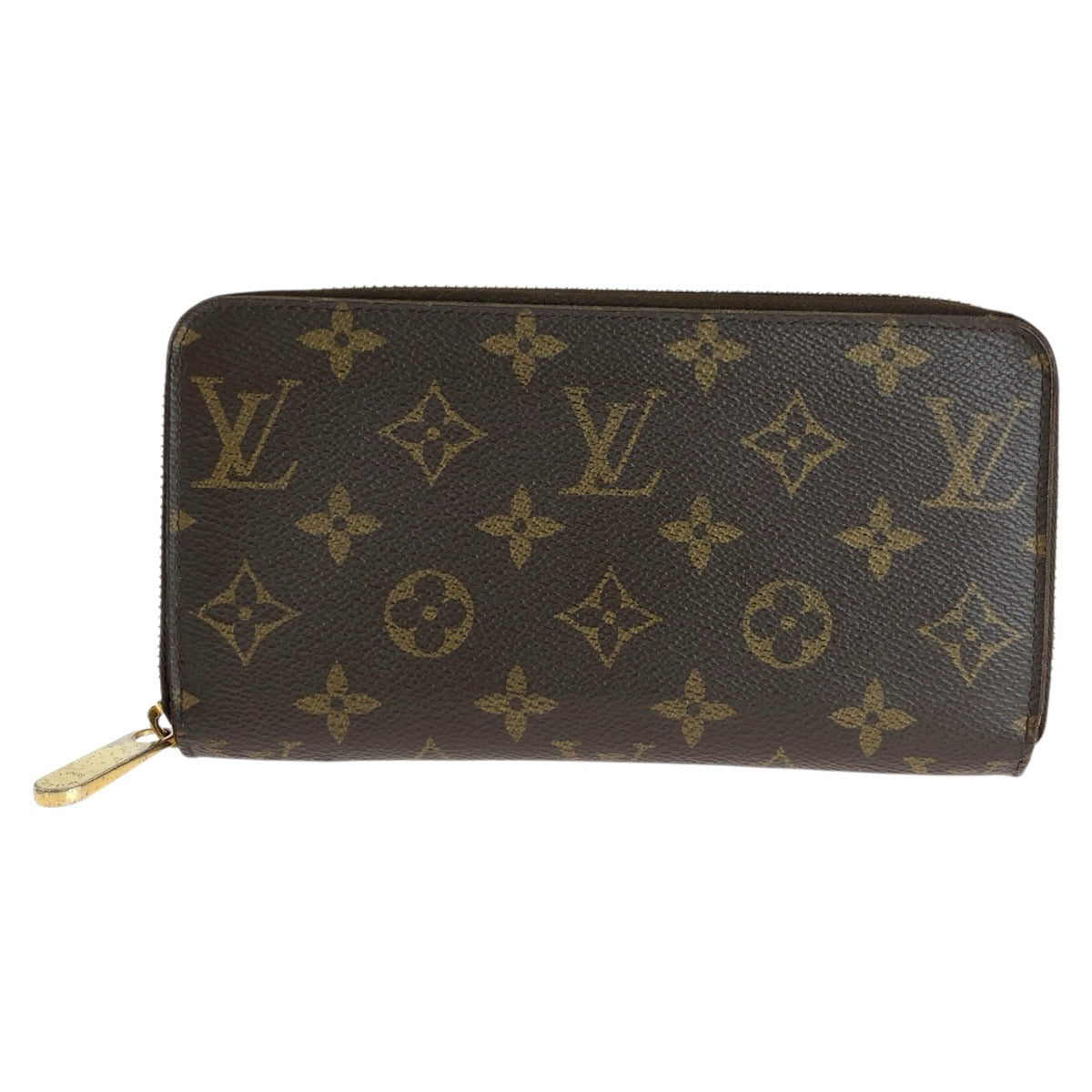 LOUIS VUITTON ルイヴィトン モノグラム ジッピーウォレット ブラウン ローズバレリーヌ ゴールド金具 PVC M41894 長財布 ロングウォレット レディース AB38