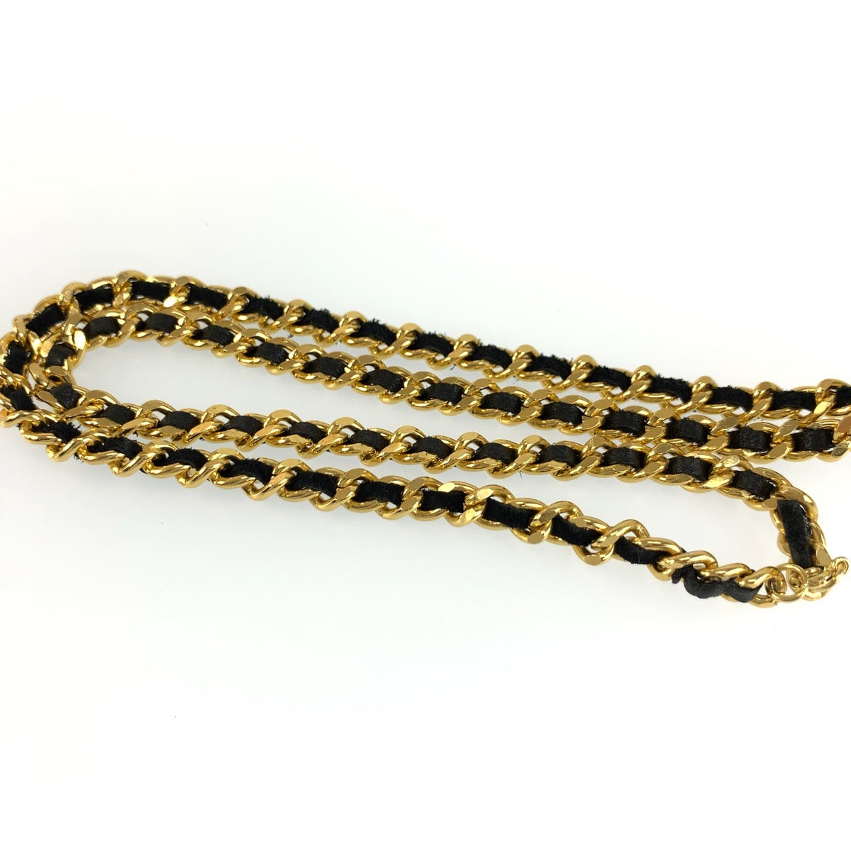 CHANEL シャネル パフュームボトル ゴールド ブラック メタル / プラスチック ネックレス レディース AB35