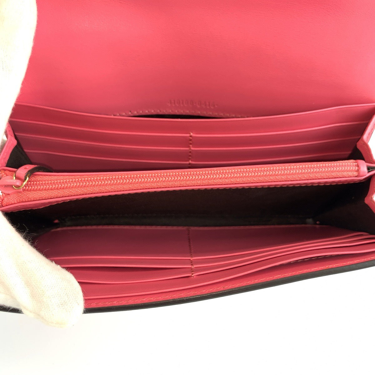 GUCCI グッチ グッチシマ ピンク レザー 410100 長財布 ロングウォレット レディース A50