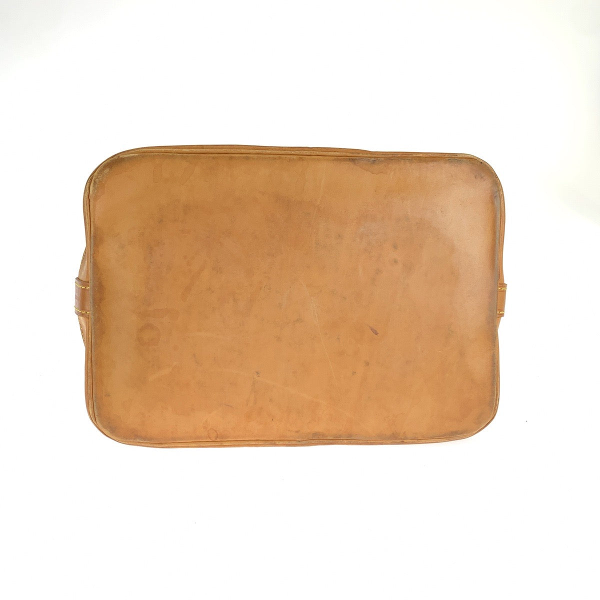 LOUIS VUITTON ルイヴィトン モノグラム ノエ ブラウン ゴールド金具 PVC / レザー M42224 巾着 ショルダーバッグ レディース AB70