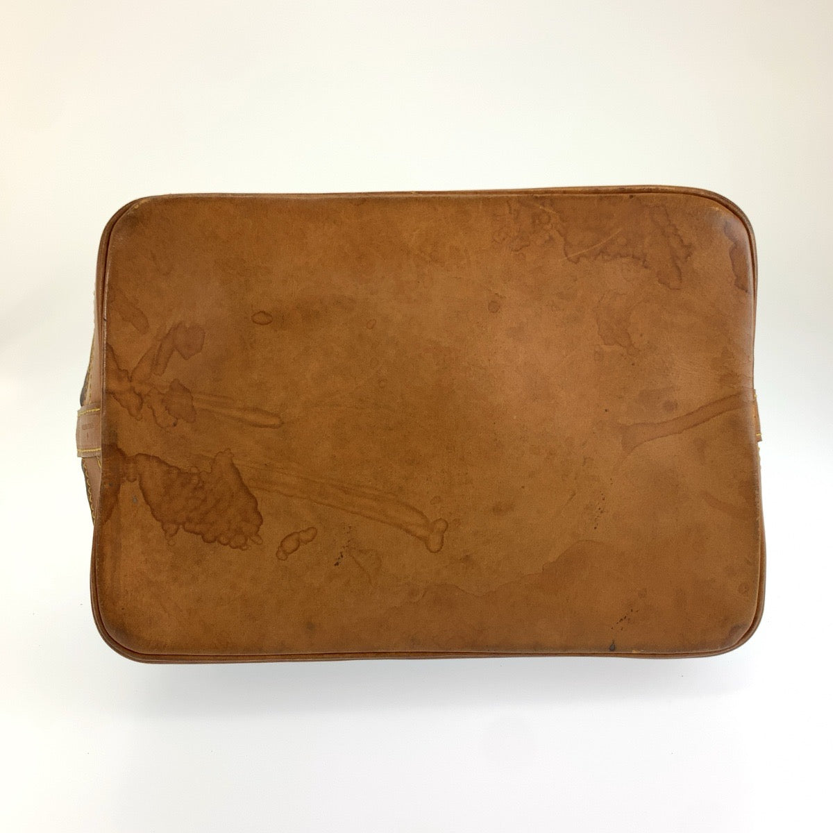 LOUIS VUITTON ルイヴィトン モノグラム ノエ ブラウン ゴールド金具 PVC / レザー M42224 巾着 ショルダーバッグ レディース AB70