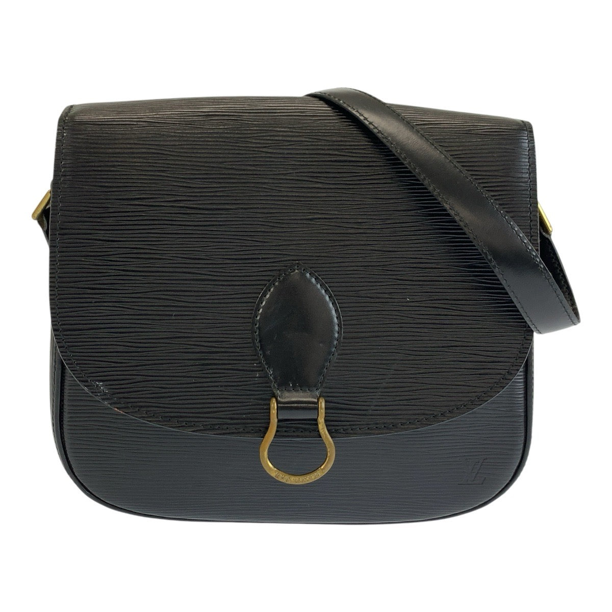 LOUIS VUITTON ルイヴィトン エピ サンクルー ブラック 黒 ゴールド金具 レザー M52192 ショルダーバッグ ポシェット レディース B40